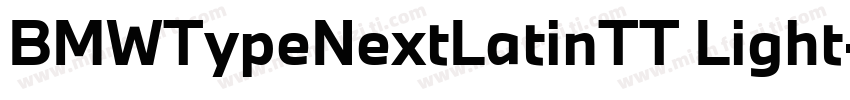 BMWTypeNextLatinTT Light字体转换